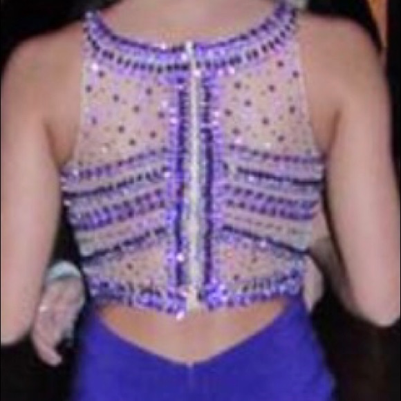 Royal Purple Evening Gown - Picture 2 of 4